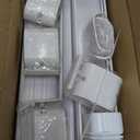 3" 19Ft Mini Split Line Set Cover, PVC Ductless Air Conditioner Decorative Pipe, Pump Covers, AC Line Cover Kit, for Outside Units Air Conditioners & Heat Pumps, All in One Set