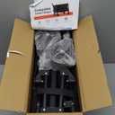 Favoyard Collapsible Wagon Carts Foldable 100L & 330LBS Portable Folding Wagons with All-Terrain Wheels & Brakes Heavy Duty Outdoor Utility Cart for Beach/Grocery/Camping/Shopping/Sports/Garden, Black (100L-Drink Holders)