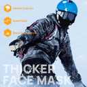 ILM Fleece Winter Motorcycle Balaclava Face Mask for Ski Snowboard Men Women