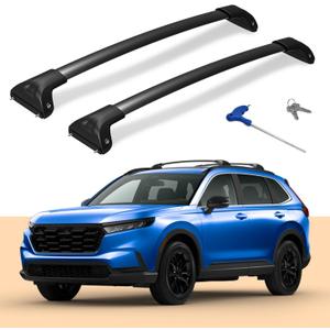 300lbs Lockable Roof Rack Cross Bars for Honda CRV CR-V & CRV Sport Hybrid 2023-2026 & Cadillac XT6 2020-2025, Heavy Duty Aluminum Roof Rails Crossbar for Luggage Kayak Bike Snowboard