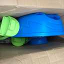 Step2 Rain Showers Splash Pond Water Table, Kids Water and Sand Activity Sensory Playset, Summer Outdoor Toys, 13 Piece Water Toy Accessories, For Toddlers 1.5+ Years Old, Blue & Green, 39 X 24 X 32