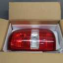 LED Tail Lights + 3rd Brake Light Compatible with Ford F150 2004-2008 Fleetside/Styleside Bed Model (Fit Factory Halogen Type) Rear Brake Lamp Taillights Assembly, Black Housing Smoke Lens