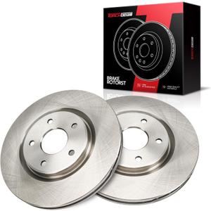 Torchbeam 330mm Front Brake Rotors - Brake Kit for Dodge 2012-2020 Grand Caravan, 2012-2020 Journey, Chrysler 2012-2016 Town & Country, 2017-2019 Pacifica, 2020-2023 Pacifica 3.6L, 2020-2022 Voyager