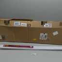 PVC Slide-On Door Bottom | Adjustable Plastic Weatherstrip Door Bottom with Drip Cap | 3 Feet (36-Inch) | for 1 3/4 Doors | White | Fits Gaps 3/8 to 7/8 | Made in The USA