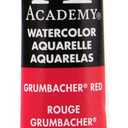 6 x Grumbacher Academy Watercolor Paint, 7.5ml/0.25 Ounce, Grumbacher Red (Naphthol) (A095)