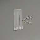 Under Cabinet Lighting 8 Inches Rechargeable Motion Sensor Light Indoor, 3 Color Dimmable Closet Light Battery Operated, USB Stick on LED Magnetic Under Counter Lights for Kitchen Stair, 3 Packs