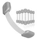 Baby Proofing Child Safety Locks (8 Pack) by Skyla Homes - The Safest, Quickest and Easiest 3M Adhesive Cabinet Latches, No Screws & Magnets, Multi-Purpose for Furniture, Kitchen, Ovens, Toilet Seats (Gray)