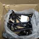 10 Pack E Track Double J Hooks, Heavy Duty Black Large Steel Shovel/Tool Hanger for Store Long Handled Tools, E Track Tie Down Accessories for Trailers, Trucks, Garden Tools Organizers Storage