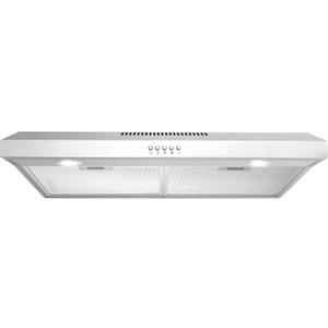 COSMO COS-5U30 30 in. Delta Collection Ducted Under Cabinet Range Hood, Button Controls, Reusable Filters, LED Lights in Stainless Steel COSMO COS-5U30 30 in. Delta Collection Ducted Under Cabinet Range Hood, Button Controls, Reusable Filters, LED Lights in Stainless Steel