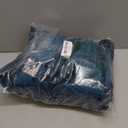 NICETOWN Faux Silk Teal Curtains & Drapes for Bedroom, Grommet Top Thermal Insulated Room Darkening Energy Saving Privacy Drapes for Nursery, 2 Panels, W52 x L63