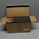 XPCARE 100Pcs Paper Gift Bags 5.25x3.25x8.25'', Small Paper Bags with Handles Bulk, Kraft Paper Bags for Birthday Party Favors, Shopping, Retail Black