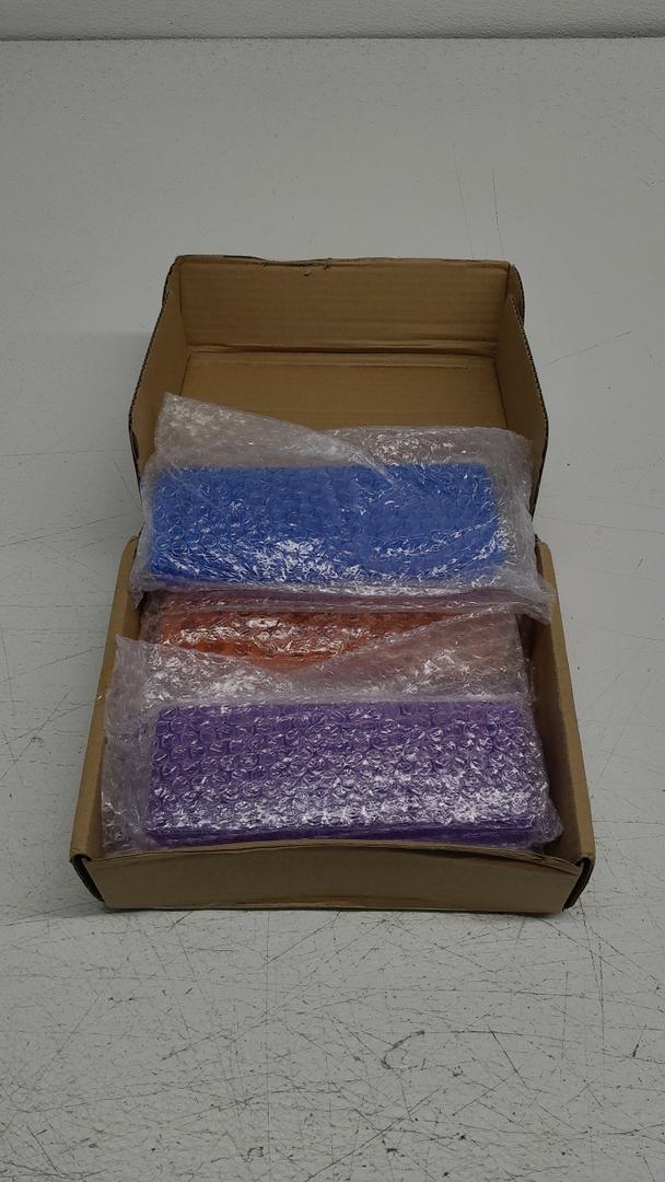 Lab Test Tube Holder Rack Plastic Tube Holder with Silicone Fixing pad centrifuge Tube Stand Rack for 5ml 10ml 15ml (5, Blue Orange Green Yellow and Pink, 5pcs 9.7In*5.5In* 1.9In)