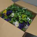 QIANYUN 20” Artificial Daisy Topiary Outdoor Plant, UV Resistant Faux Daisy Flowers, Outdoor Plants for Porch Decorations, Garden, Patio, Yard & Front Door Planters