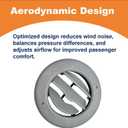 22910951 Gray Roof AC Vent Grille  Compatible with 2015-2020 Chevy Tahoe, GMC, and Cadillac Models, Durable & Easy Install