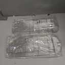 Transparent Shoe Slots Organizer for Closet, 20 Pack Shoe Stacker Organizer for Closet Shoe Display Space Saver,Adjustable Shoe Rack Organizer Holder for High Heels,Sneakers(Transparent)