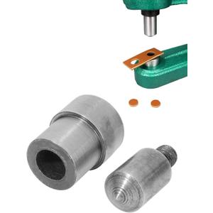 BEAMNOVA Punching Die for Hand Press Grommet Machine Eyelet Hole Punch Tool (10mm (3/8 inch), Pointed (for Material of 1-9mm Thickness)