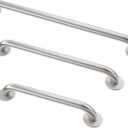 Grab Bar Bundle for ADA Compliance, Brushed Stainless Steel 1.5" Diameter 3-Piece Set (18", 36", 42") for Commercial Restrooms & Shower Safety Bars for Seniors