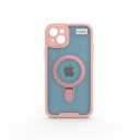 iPhone 14/15 Plus Case With Ring Holder Shockproof Bumper Magnetic Ring Stand Non Slip Grip Camera Protection