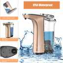 Automatic Soap Dispenser, PZOTRUF Touchless 17oz/500ml with Upgraded Infrared Sensor, 5 Adjustable Soap Dispensing Levels, Liquid Hand Soap Dispenser for Bathroom (Rose Gold)