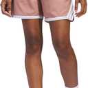 adidas Women's Crazylite Basketball Shorts (X-Large, Warm Clay/White)