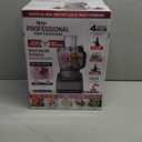 Ninja Food Processor, Professional Plus, 1000 Peak Watts, 4 Functions for Chopping, Slicing, Purees & Dough with 9-Cup Processor Bowl, 3 Blades, Food Chute & Pusher, Silver, BN601