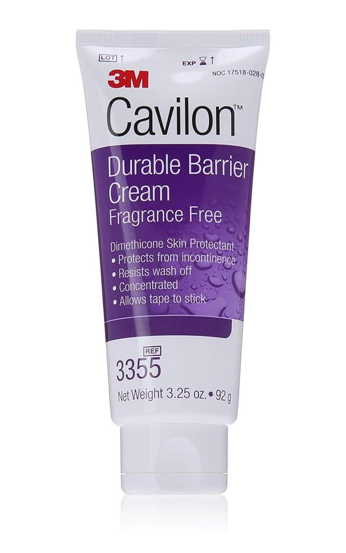 3M Cavilon Durable Barrier Cream, 3355, 92 gr Tube, 12 Tubes/Case (3.25 Fl Oz)