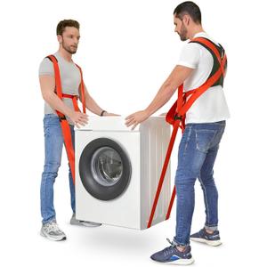 KEDSUM Moving Straps - Lifting Straps Moving for Furniture, 2-Person Lifting & Moving System, Hold Up to 800LBS for Appliances Mattresses Heavy Things, Safely and Easily Like a Pro(with Back Support)