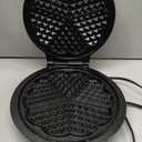 Mueller Heart 5 Waffle Maker, Waffle Iron, Adjustable Browning Control & Nonstick, Cool Touch Handle, Easy to Clean, Small Kitchen Appliances