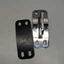 JERBOR Stainless Cab Lower Exhaust Stack Bracket Fits for Peterbilt 359 379 14-12998 21299 (1pc)