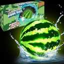 LED Underwater Pool Ball Game 1 Pack 9" Glow Water Ball Toy for Kids, Teens, Pool Sports Game for Water Football & Basketball, Fun Pool Game for Backyard Parties & Outdoor Water Play