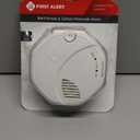 First Alert Combination Smoke & Carbon Monoxide Alarm, Battery Operated Detector with Test & Silence Button, SMCO100, 1-Pack,White