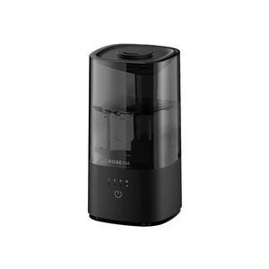 Humidifiers for Bedroom, 2.0L Cool Mist Humidifier for Home Plant and Baby Nursery, Quiet Ultrasonic Humidifier with 360° Nozzle, Auto Shut-Off, Filterless, Black