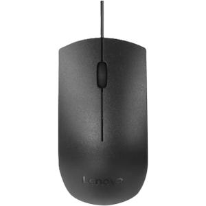 Lenovo USB-C Wired Mouse, Full Size, Ambidextrous Design, Black, Ergonomic Shape, Precision Sensor, Plug-and-Play for Right and Left-Handed Users, Durable Performance Gaming PC