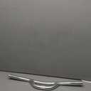 Bike Riser Handlebar Aluminum Alloy  for Fixed Gear Bike Road Bicycle(Silver)