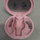 WOSADODisney Soft Magnetic Eyelashes Kit with Applicator, No.17 Ice Black Reusable Glue-free Wispy Magnetic Lashes, Cruelty-free False Lashes, Waterproof, Lightweight, Suit for Heavy Makeup (1 pair (Pack of 1))