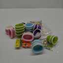 24 Sets Mini Easter Baskets Easter Party Favor Supplies Colorful Easter Eggs Ornaments Artificial Easter Rabbit Foam Carrots Decoration for Easter Party Decoration DIY Crafts