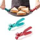 Hot Plate Grippers Tongs, Multi Angle Anti-Scald Bowl Clip, Silicone Non-Slip Hot Dish Plate gripper Holder - For Microwave Oven Cooking, Kitchen Utensil for Bowls, Pans, Dishes (2PC-Mix)