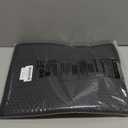 Pieviev Cat Litter Mat Double Layer Waterproof Urine Proof Trapping Mat 1 Pack (Black, 24x15 Inch (Pack of 1))