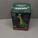 13FT Giant Dinosaur Christmas Inflatable Decorations, Builtin LED Lights, Strong Blower Huge Blow Up Yard Clearance Decor with Large Candy Cane Xmas Santa Hat Outdoor Indoor Holiday Party