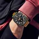 Nylon Elastic Bands Compatible with Samsung Galaxy Watch Ultra 47mm for Women Men, Adjustable Sport Comfort Loop Replacement Straps. (Green)