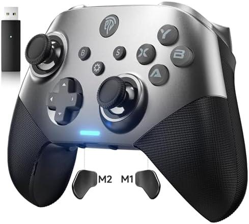 EasySMX X10 PC Controller for Black Myth: Wukong - Enhanced Wireless Bluetooth Controller with a Swappable Faceplate/Hall Joysticks and Triggers for PC/Switch/Steam/Android TV/Android and iOS Mobile