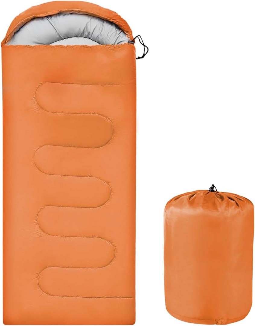 OBTANIM Sleeping Bags Portable Waterproof Camping Sleeping Bag for Adults Kids 4 Seasons Cold Weather or Warm Backpacking Hiking Mountaineering Indoor Outdoor Use