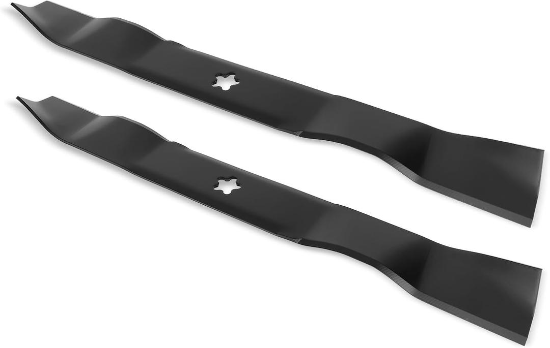 134149 Mower Blade for 42" Deck, 21'' Mulching Blades Compatible with Craftsman Model 917 Lawn Tractor, Hu sqvarna Riding Mower, Replace for 424752 24676 422719 139775, 2 Pack