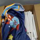 Space Rocket Ship Kids Tent with Mat for Boys & Girls Aged 3+ Toddler for Indoor Outdoor Playhouse Tent Set Sizes 4746.838.1In,Washable