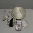 50ft 150LED Rope Lights Outdoor String Lights, 24 Colors+Warm White Outdoor LED Lights Plug in, RGB Color Changing Rope Light with Remote Rope Lighting for Camping Garden Patio