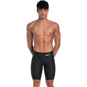 ARENA Men's Racing Jammer Powerskin St Next Knee Length Tech Swim Suit (22, Black)
