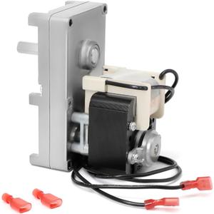 3-20-60906 Auger Motor for Harman Accentra 52i, P35i, P68, P61, P61A, P38, P43 Pellet Stoves, 4 RPM Clockwise Auger Feeder Gear Motor Replacement Parts for Harman