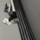 20FT Heavy Duty Flag Pole,14-Gauge Aluminum,Resist Strong Wind,Sectional Black Residential Flagpole Complete Kit - USA Flag,Black Ball, Aluminum Clips