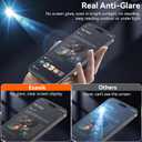 Esanik 1 Pack for iPhone Air Matte Glass Screen Protector + 1 Camera Lens Protector - Anti-Glare, Anti-Fingerprint, Anti-Reflection, 9H Hardness, Smooth Touch, Easy Installation Frame Included