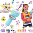 DIY Magic Craft Kit, Sticker Decorated Balloons Toy for Kids, Air Pump Fun with Balloon Monster Pals, DIY Hands-On Arts and Crafts Activity, Crafts for Kids 4-8, Birthday Gifts for Girls Boys